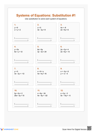 Systems of Equations_ Substitution #1