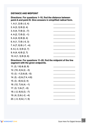 Distance and Midpoints_ Practice 1