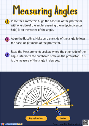 How to Measure Angles Using a Protractor