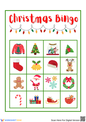 Christmas Bingo Fun with Printable Holiday Cards for Kids