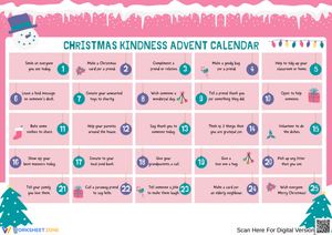 Christmas Kindness Calendar for Kids - 25 Acts of Kindness