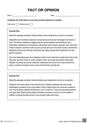 Fact or Opinion: Understanding Statements
