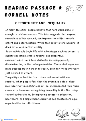 Understanding Opportunity and Inequality in Society