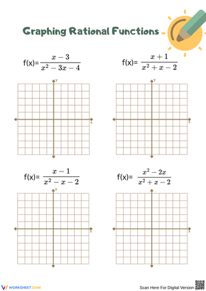 Graphing Rational Functions Practice