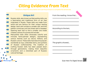 Citing Evidence from Text: Unique Art of Matryoshka Dolls