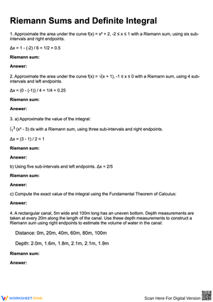 Understanding Riemann Sums and Definite Integrals