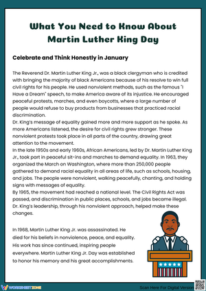 Understanding Martin Luther King Jr. Day and Its Impact