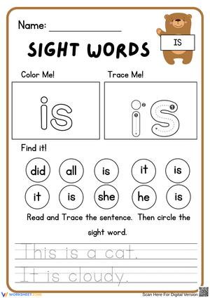 Engaging Sight Words Activity for Early Readers