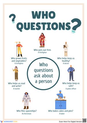 Exploring Who Questions in Our Community