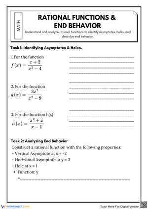 Understanding Rational Functions and Their End Behavior