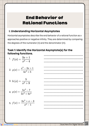 Understanding End Behavior of Rational Functions