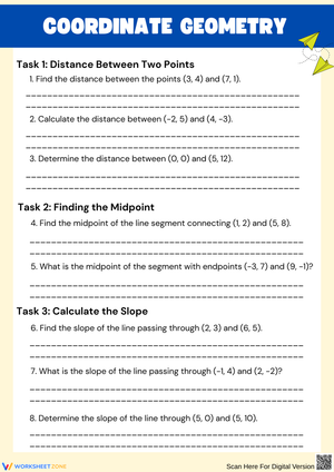 Coordinate Geometry: Distance, Midpoint, and Slope