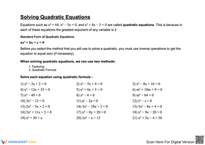 Mastering Quadratic Equations with Fun Exercises