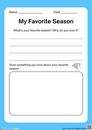 Exploring My Favorite Season Through Drawing and Writing