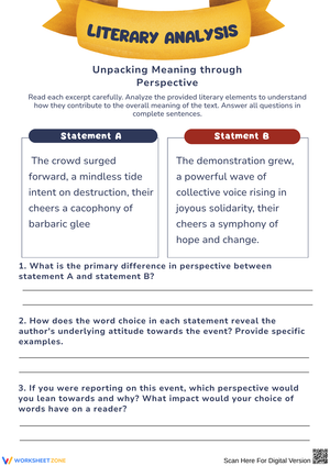 Exploring Perspective in Literary Analysis