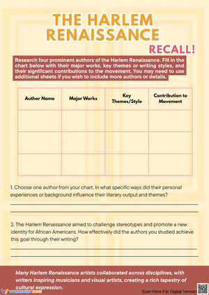 Exploring Authors of the Harlem Renaissance