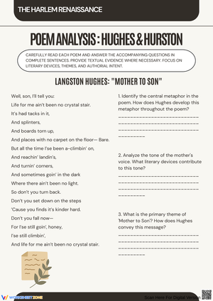 Exploring Langston Hughes' Mother to Son Poem