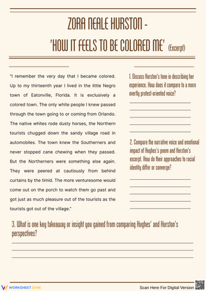 Exploring Racial Identity Through Hurston’s Narrative