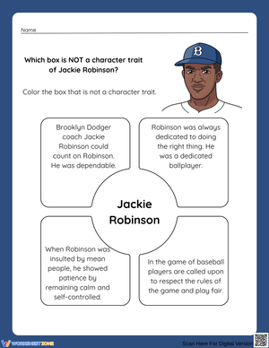 Discovering Character Traits of Jackie Robinson