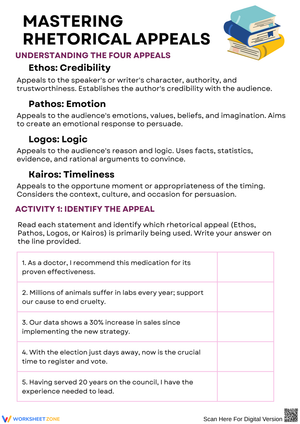 Mastering Rhetorical Appeals in Writing