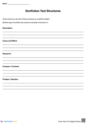 Exploring Nonfiction Text Structures