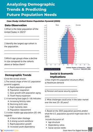 Demographic Analysis and Future Population Predictions