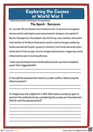 Exploring the Causes of World War 1