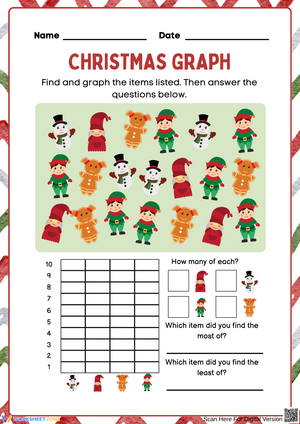 Fun Christmas Graphing Activity for Students