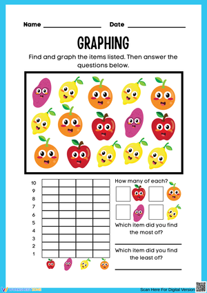 Fun Graphing Activities with Fruits and Vegetables
