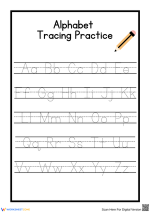 Alphabet Tracing Practice for Young Learners