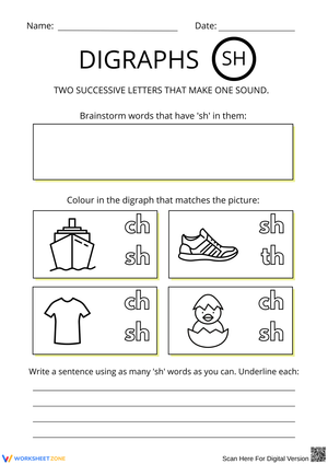 Exploring Digraphs: The 'SH' Sound