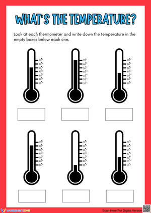 Identifying Temperatures with Thermometers