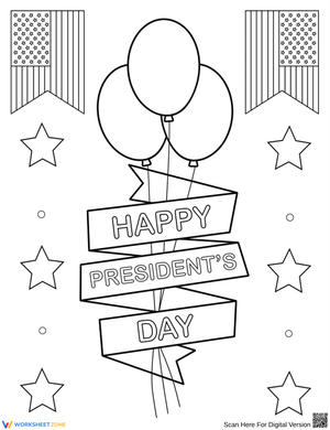 Celebrate Presidents Day with Fun Coloring Activity