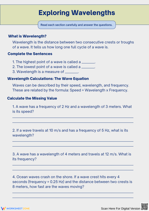 Exploring Wavelengths and Wave Calculations