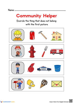 Identifying Community Helpers Through Visuals