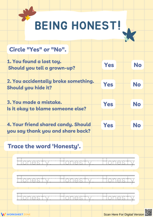 Understanding Honesty Through Fun Activities