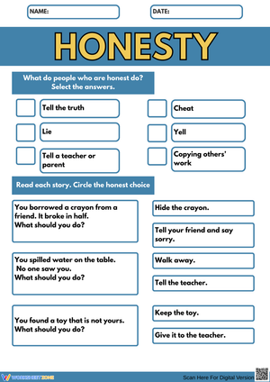 Exploring Honesty: Understanding Right Choices