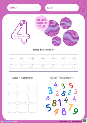 Engaging Activities for Learning the Number Four