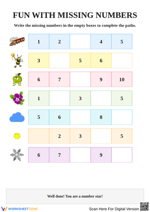 Engaging Missing Numbers Activities for Kids