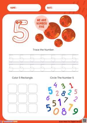 Exploring the Number Five Through Fun Activities