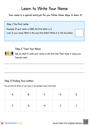 Learn to Write Your Name with Fun Activities
