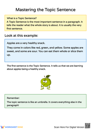 Mastering Topic Sentences in Writing