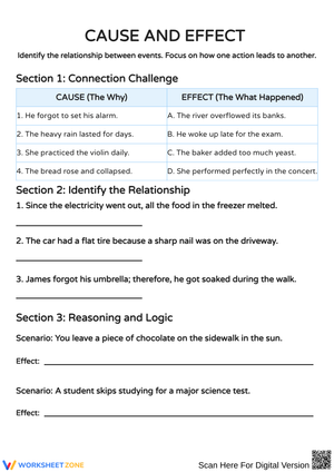 Mastering Cause and Effect Relationships