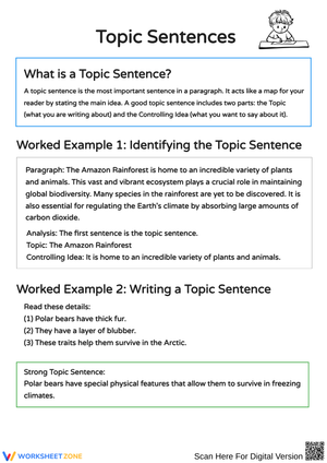 Mastering Topic Sentences in Writing