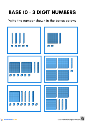 Understanding Base 10: Three-Digit Numbers