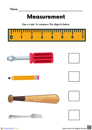 Measuring Objects with a Ruler