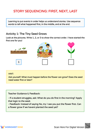 Story Sequencing Activities for Young Learners