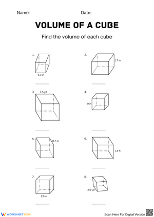 Calculate the Volume of a Cube