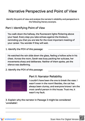 Narrative Perspective and Point of View