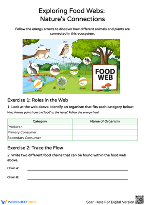 Exploring Food Webs: Nature's Connections